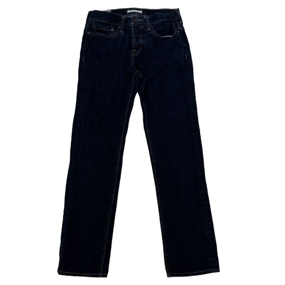 Abercrombie & Fitch Men's Slim Straight Denim Blue Jeans 26x30 (28x28.5) Dark - Picture 1 of 10